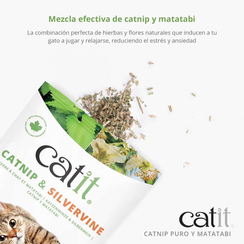 Catit Catnip e Matatabi Seco 28 g