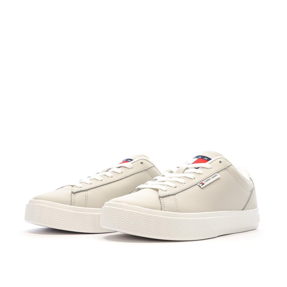 Tommy Hilfiger Baskets Grises Femme Tommy Hilfiger Cupsole