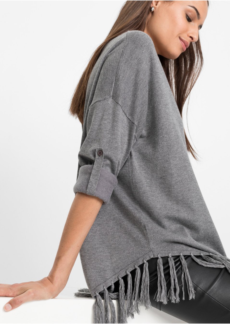 Poncho à franges