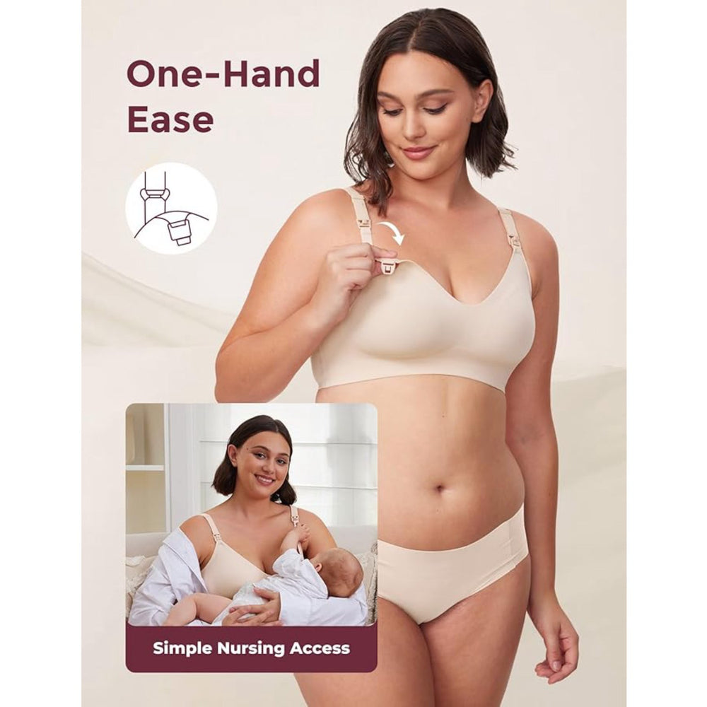 Køb Momcozy Natural YN21 Maternity Amme-BH