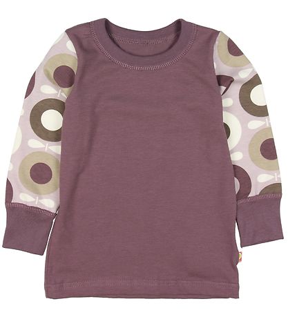 Katvig Pullover - Lila m. Äpfeln