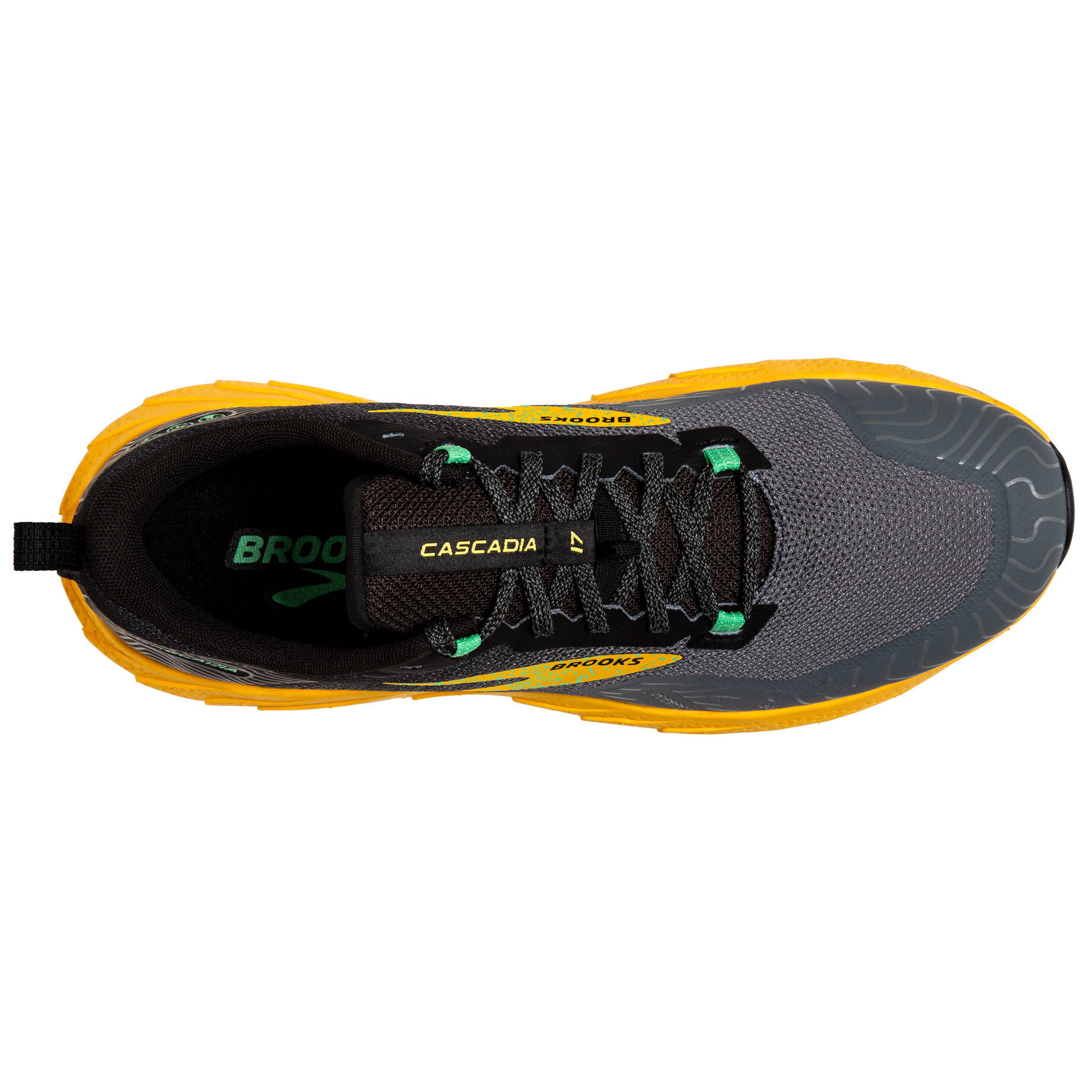 Brooks| Herren Trailrunningschuhe CASCADIA 17 grau/gelb