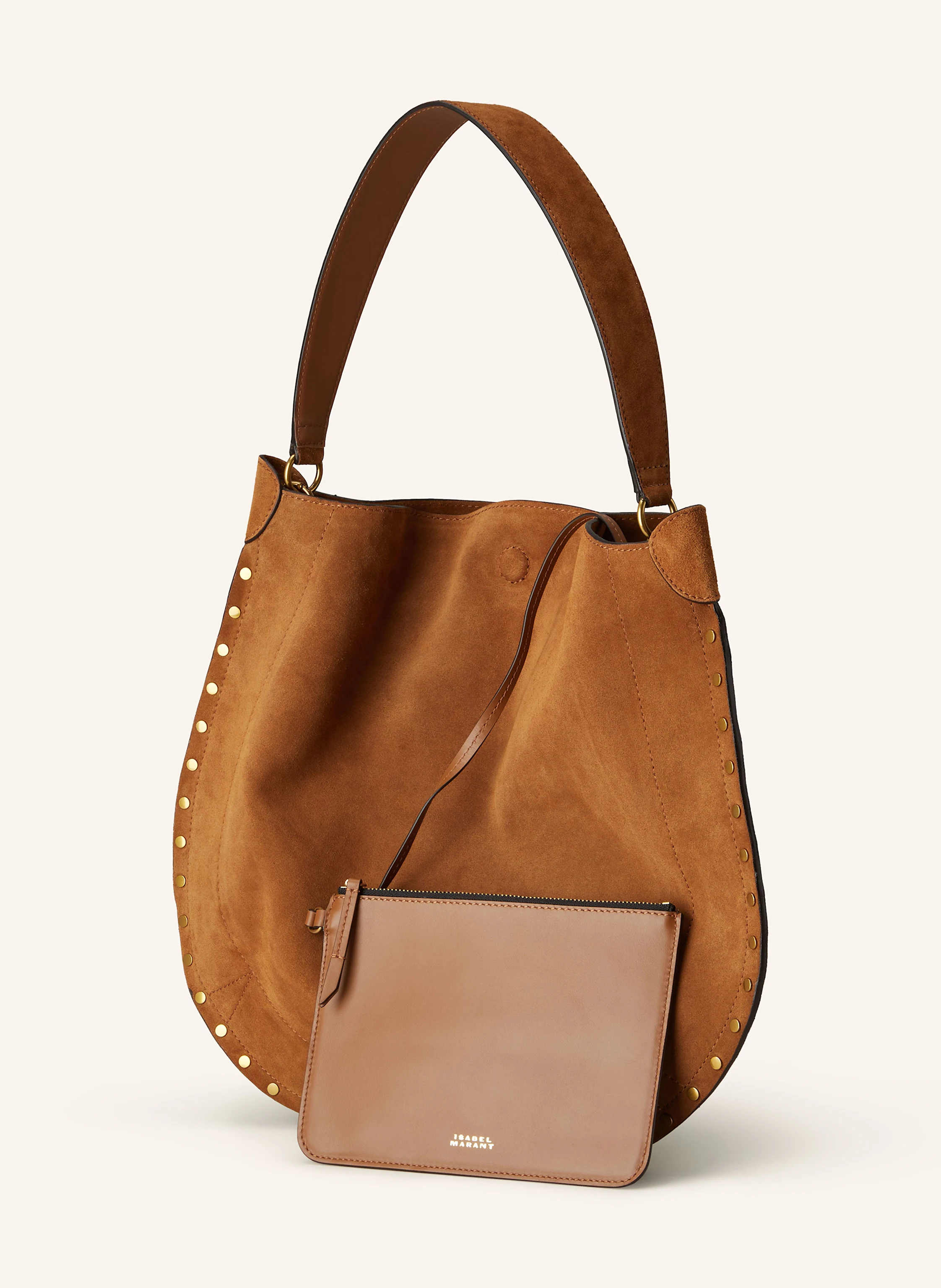 ISABEL MARANT Shopper OSKAN mit Pouch und Nieten