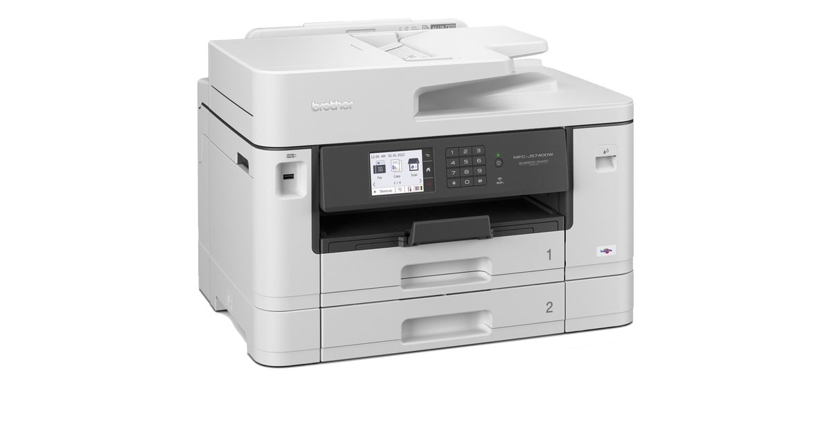 BrotherMFC-J5740DW all-in-one inkjetprinter met faxfunctie  (Grijs, Scannen, Kopiëren, LAN, Wi-Fi)