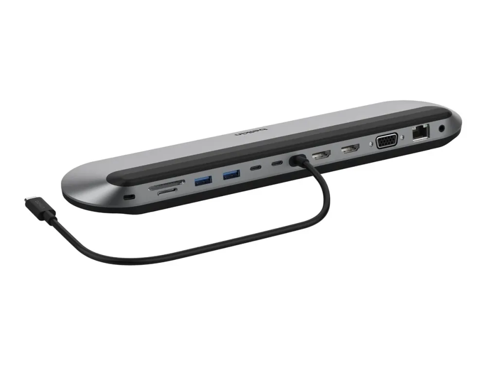 Belkin CONNECT Universal USB-C 11-in-1 Pro Dock - Dockingstation - USB-C - 2 x HDMI, VGA - 2.5GbE