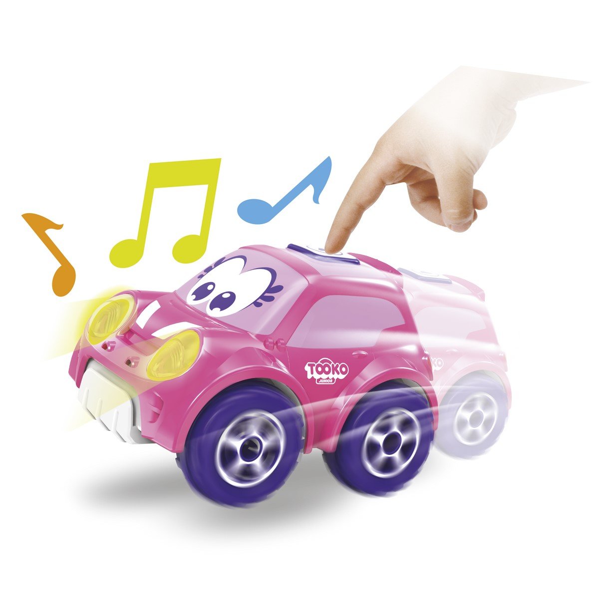 Voiture radiocommandée Follow Me rose