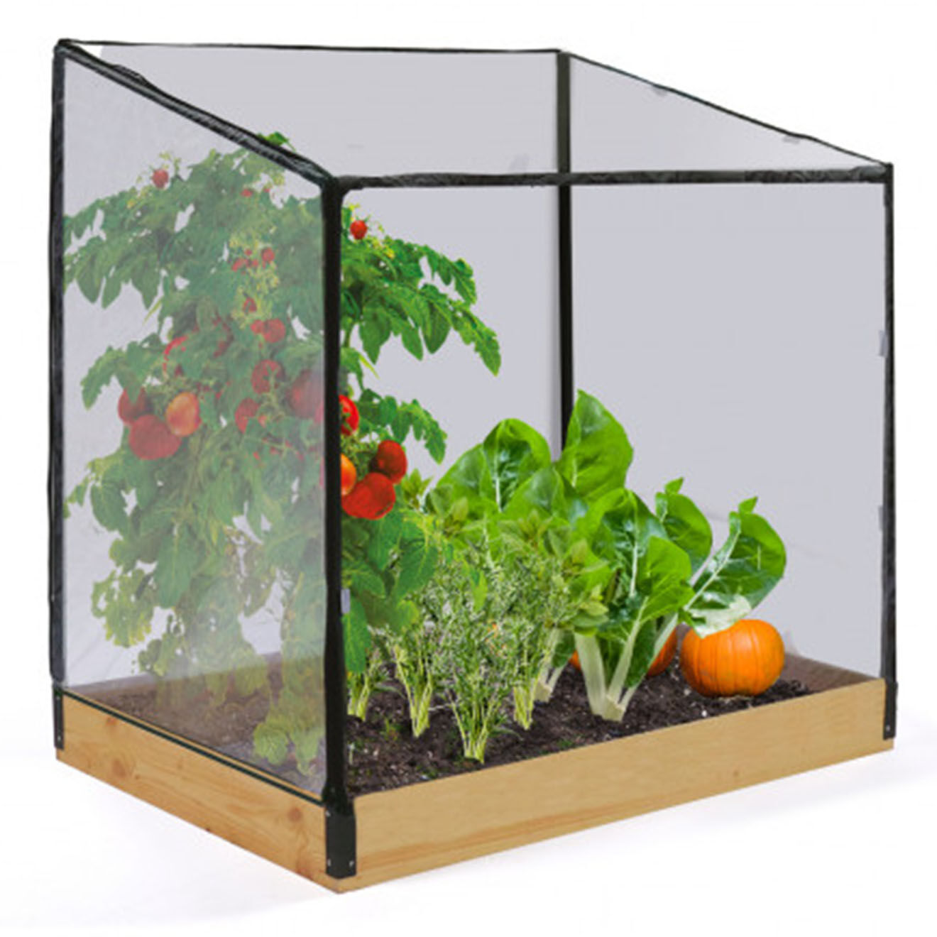 Pratik Garden Serre de potager aroma XXL bois - 115x80x130 cm