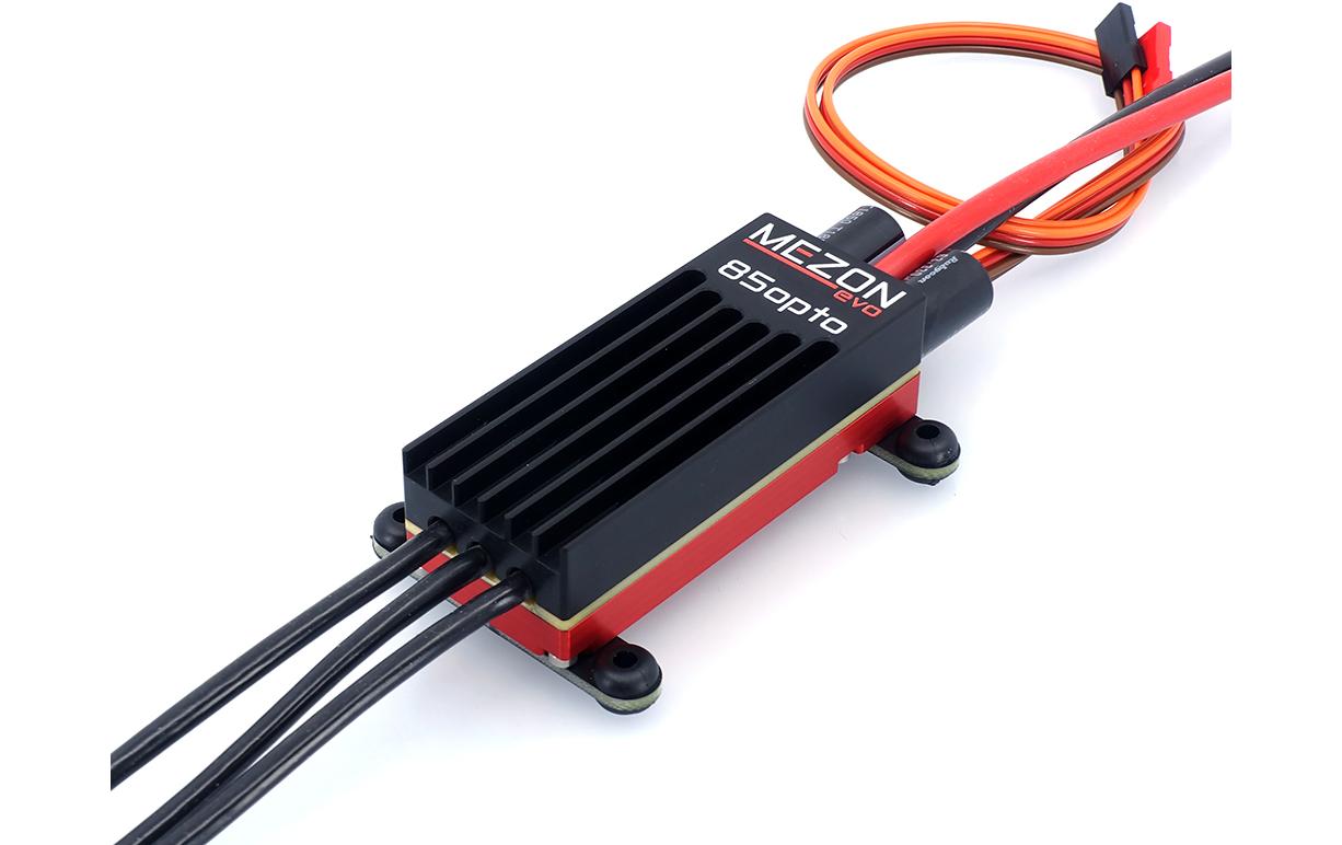 Brushless Regler MEZON EVO 85 OPTO 85A, 2-12S<br>85A Brushless ESC mit Telemetrie für Flugmodelle