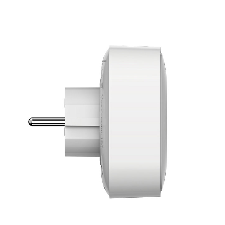 Prise connectée et répéteur Schneider Electric Wiser blanc