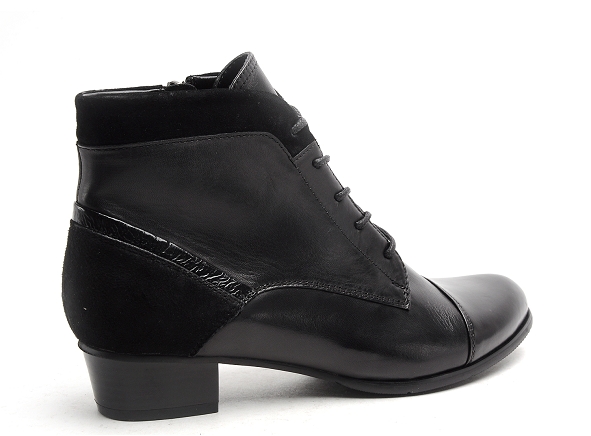 Regarde le ciel boots bottine plates femme stefany 377 noir
