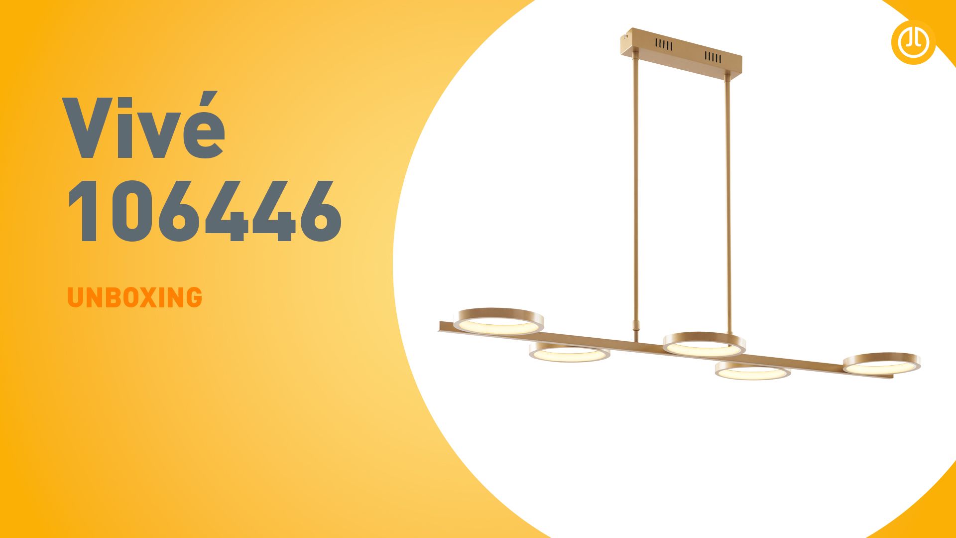 Moderne hanglamp incl. LED 3-staps dimbaar goud 5-lichts - Vivé
