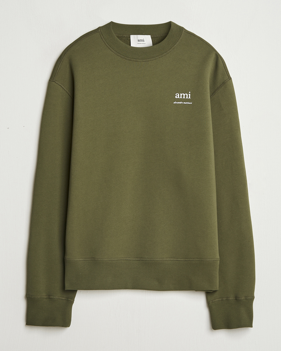 AMI ami Logo Sweatshirt Loden