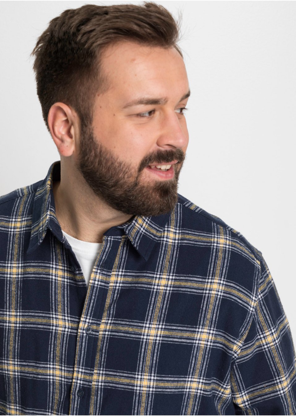 Chemise manches longues en flanelle