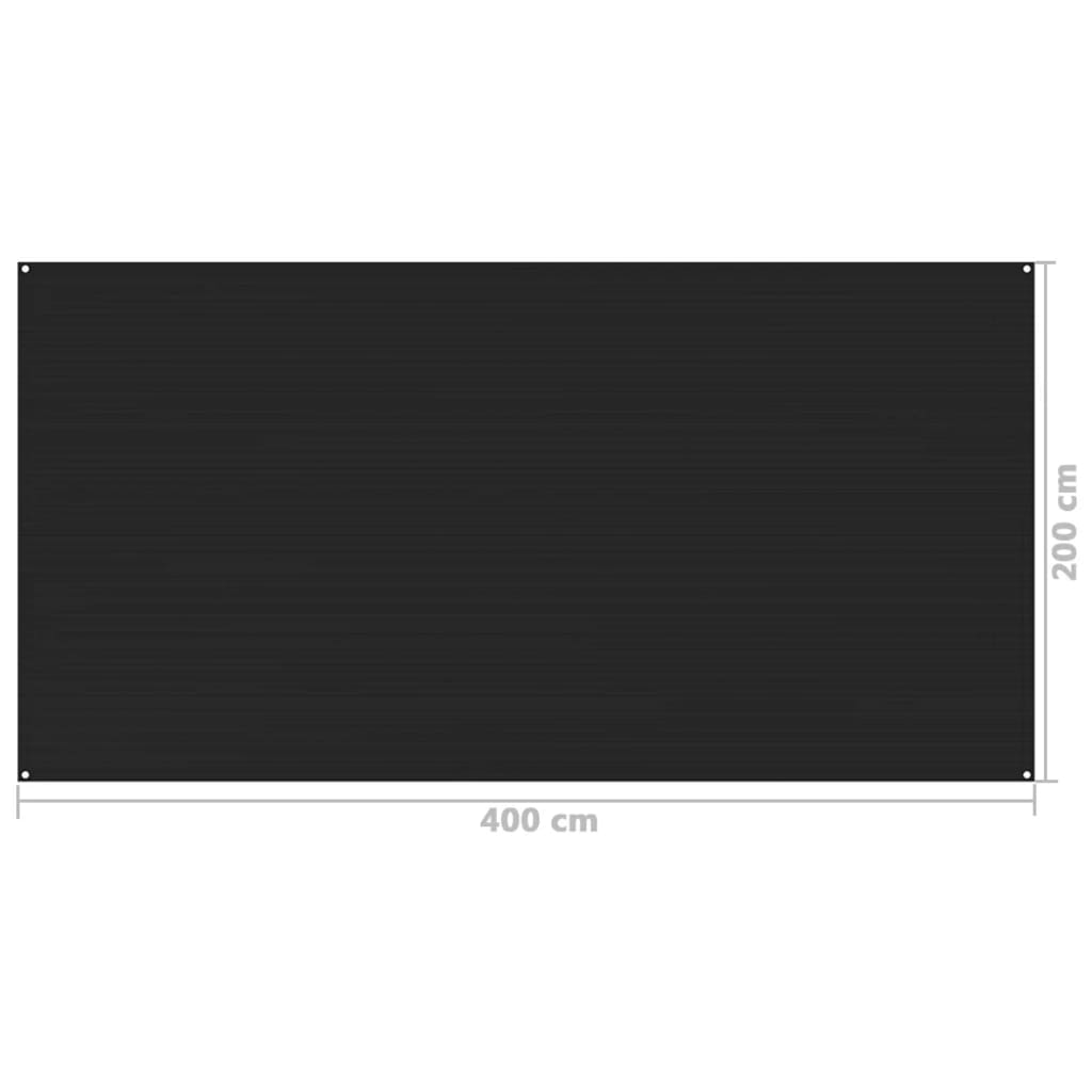 Tapete para tenda Vidaxl 200x400 cm