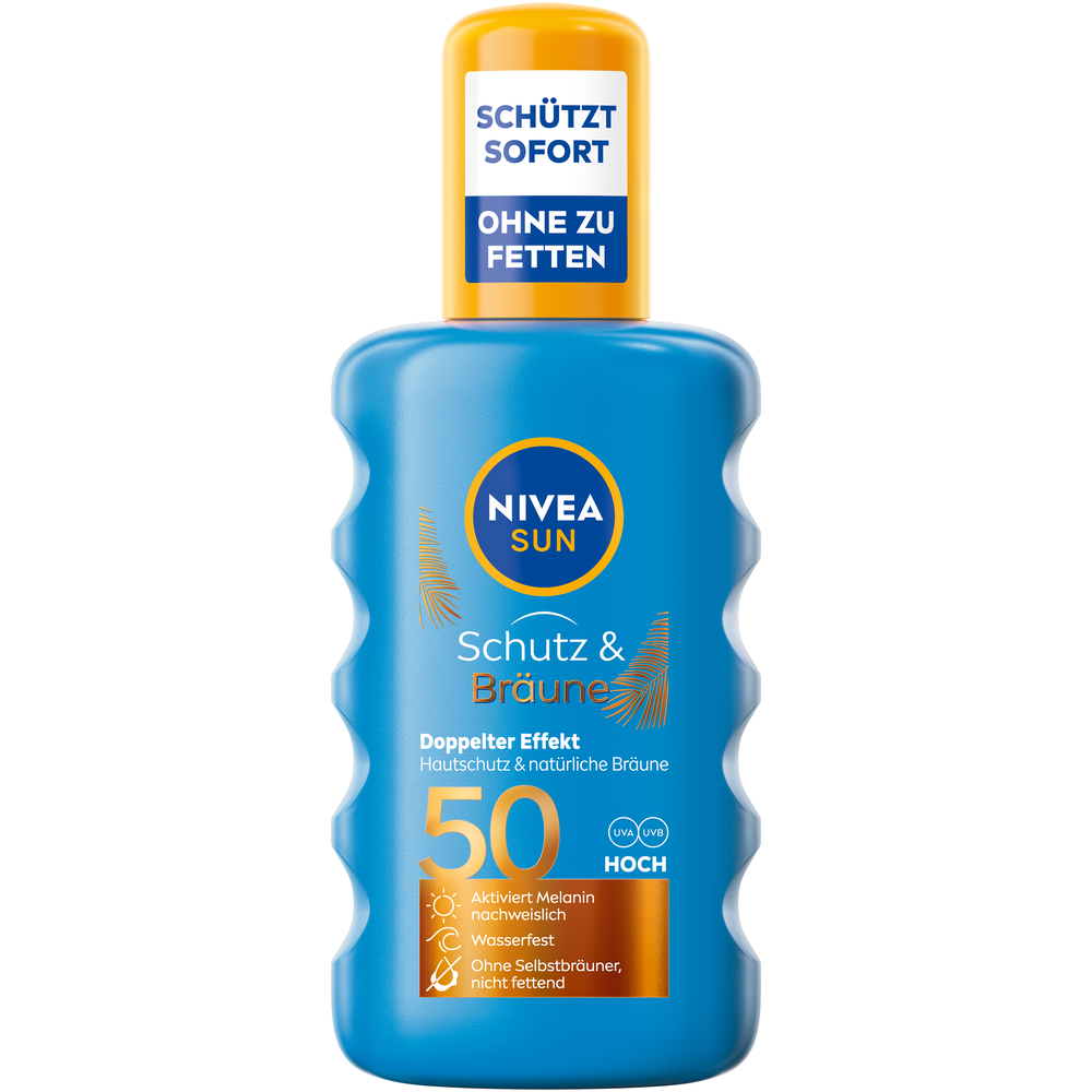 Nivea SUN Protect & Bronze Sonnenspray LSF50 Spr 200 ml