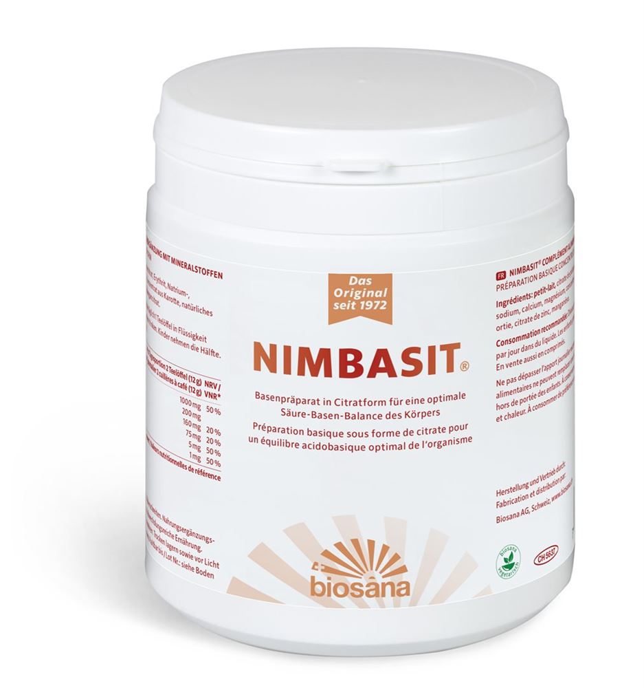 NIMBASIT Basenpräparat<br>600 g, Dose, Pulver