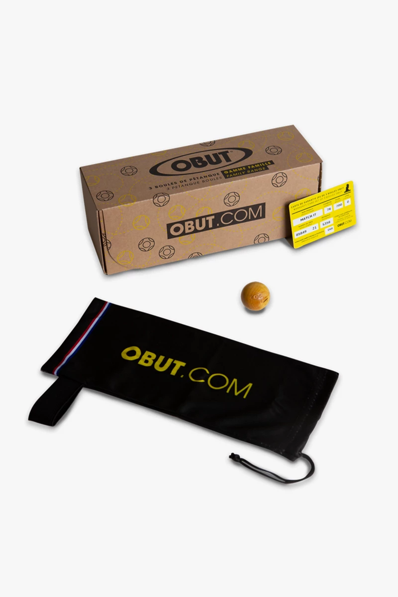 Obut Match Lisse Petanquekugel Set