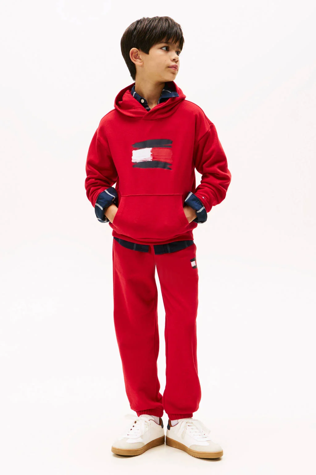 Tommy Hilfiger hoodie rood