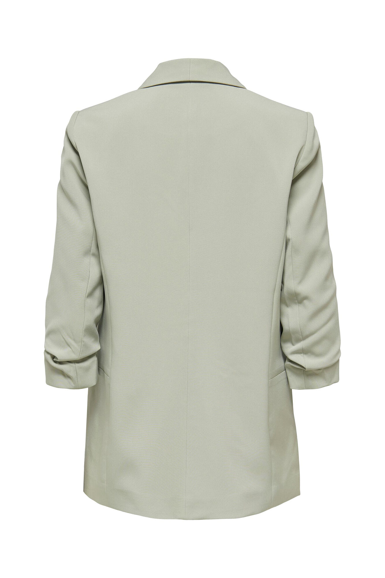 Blazer de manga 3/4 com lapelas