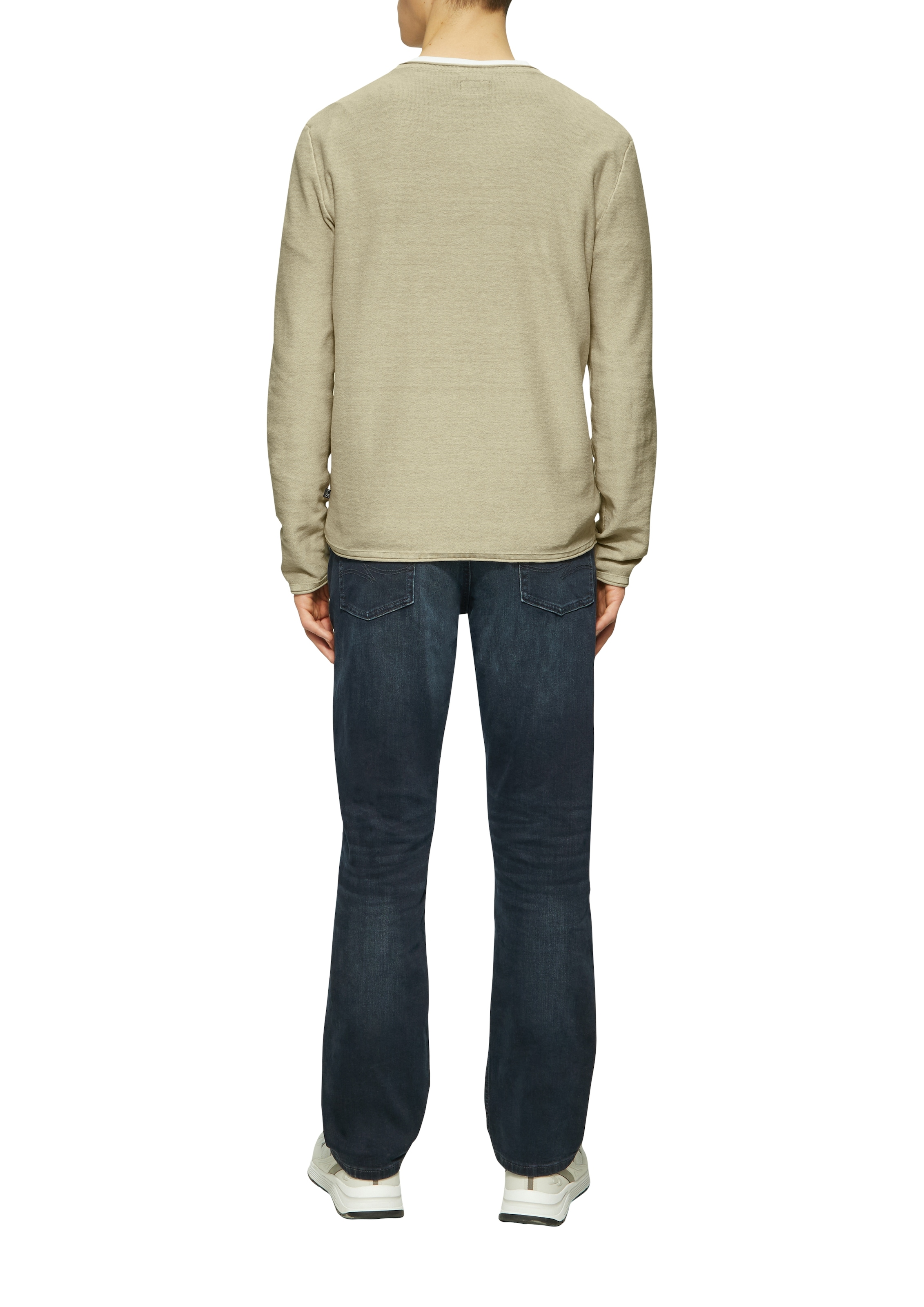 QS Strickpullover , mit Rollkante