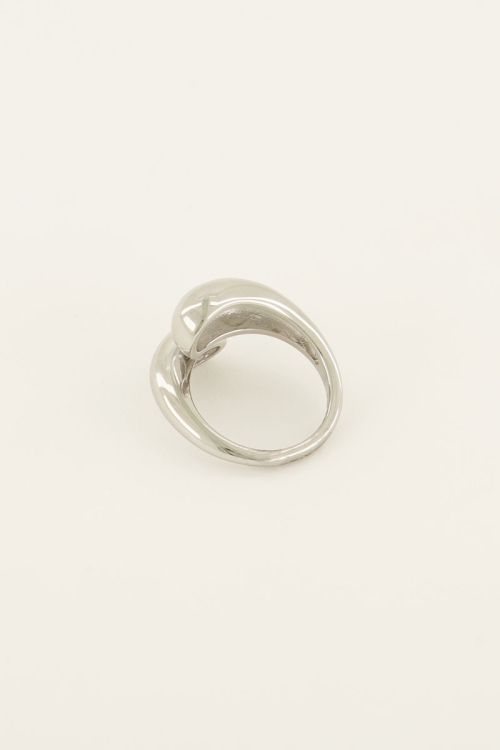 Ring met wikkel & bolling