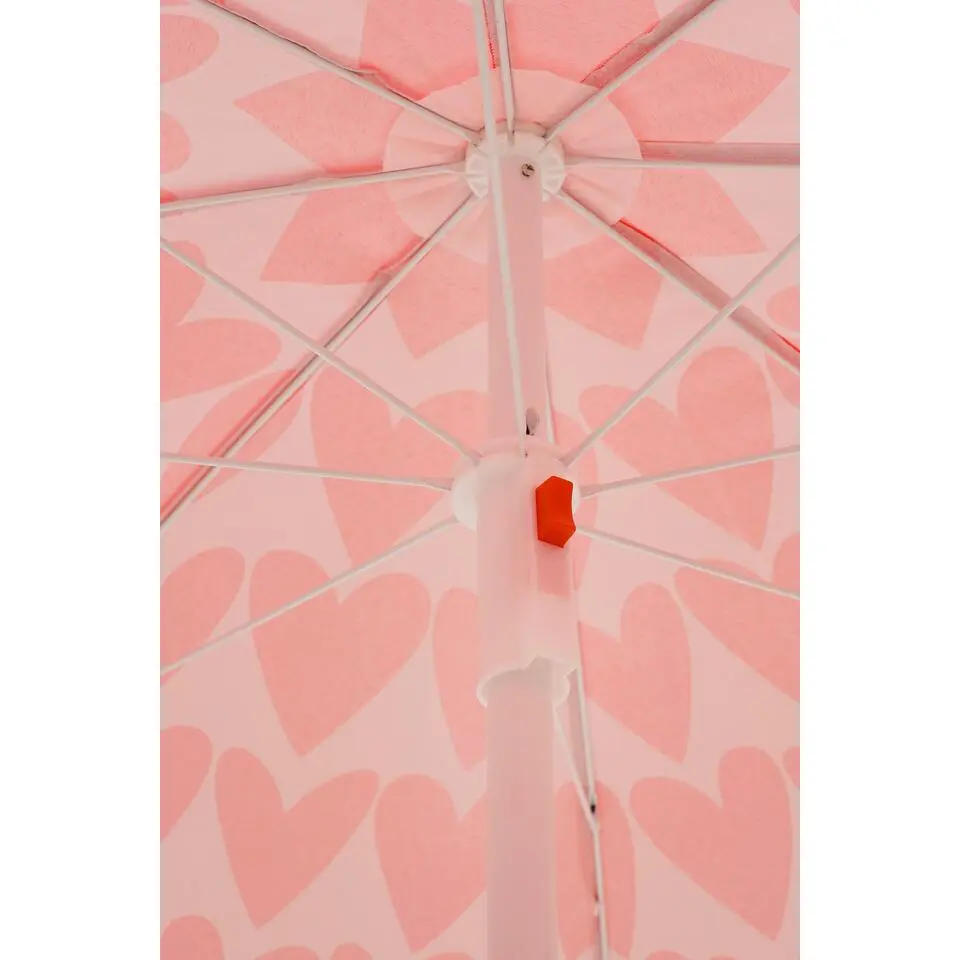 Mica Decorations Strandparasol - H180 x Ø160 cm - Roze