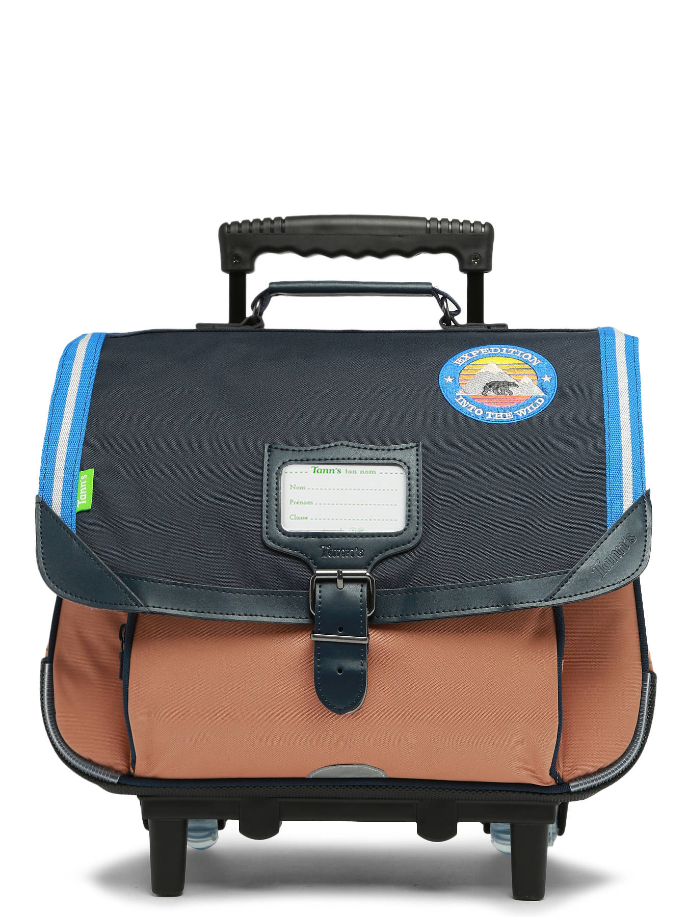 Cartable  roulettes 2 compartiments TANN'S