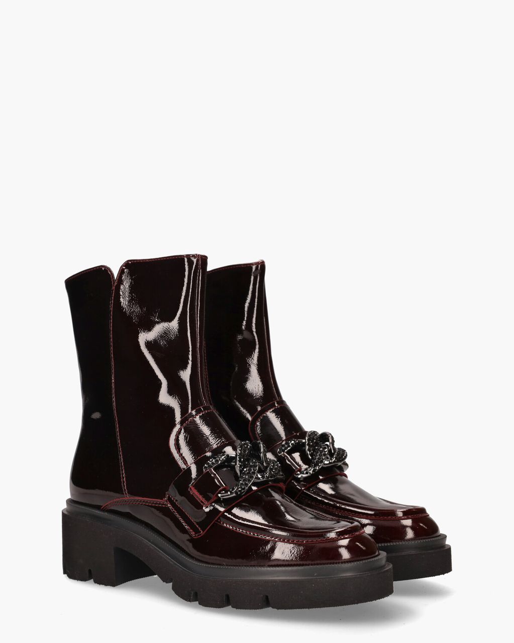 DLSport 6851 Bordeauxrood Dames Enkelboots