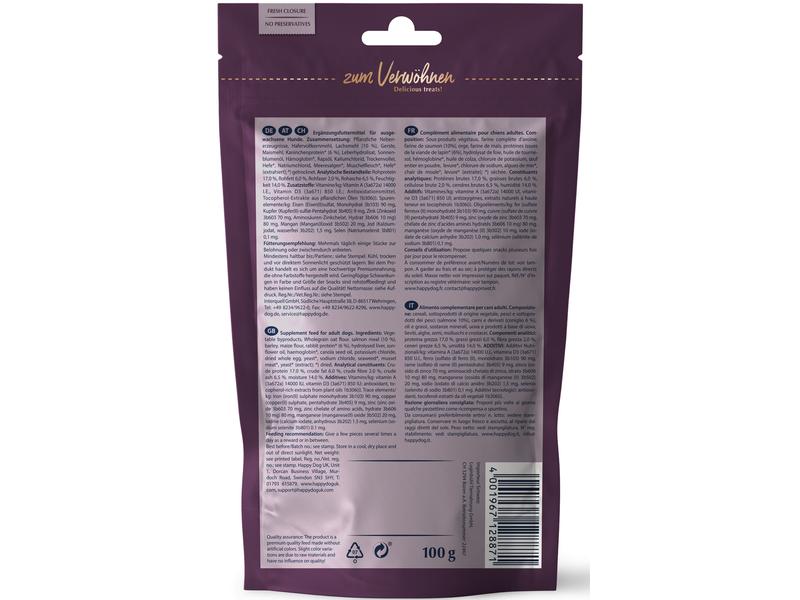 Happy Dog Leckerli Soft Snack Ireland, 100 g Softer Snack für Hunde