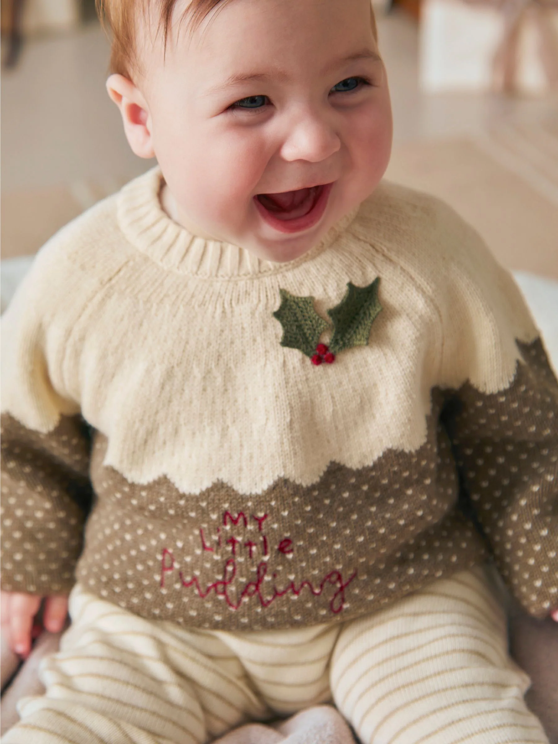 Mamas & Papas My Little Pudding kersttrui