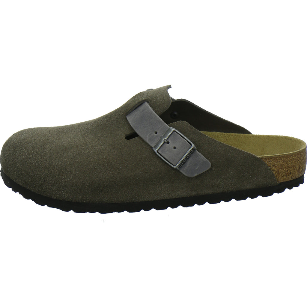 Birkenstock Pantoletten Herren Boston Anthrazit