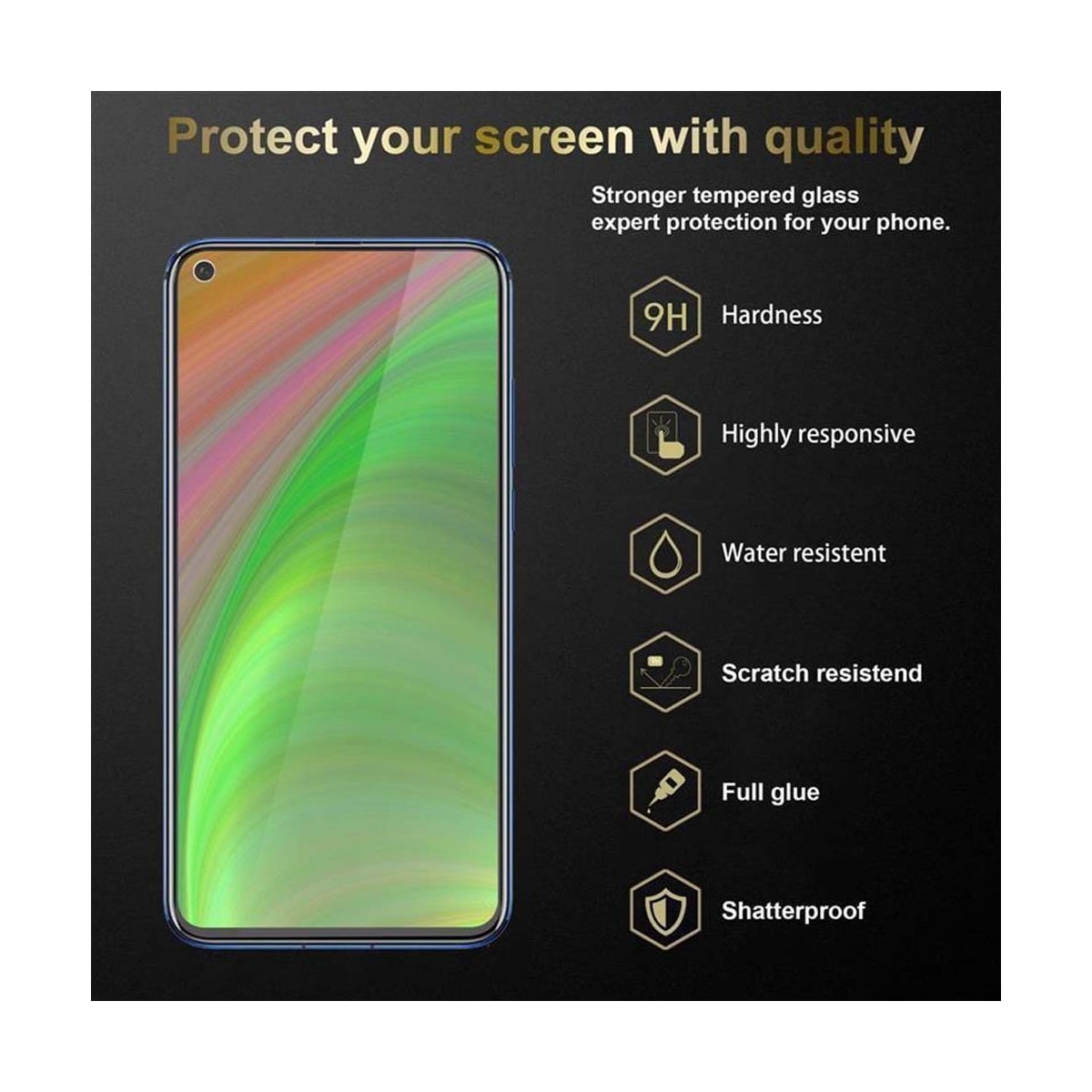 Honor View 20 PREMIUM Skjermbeskytter Skärmskydd