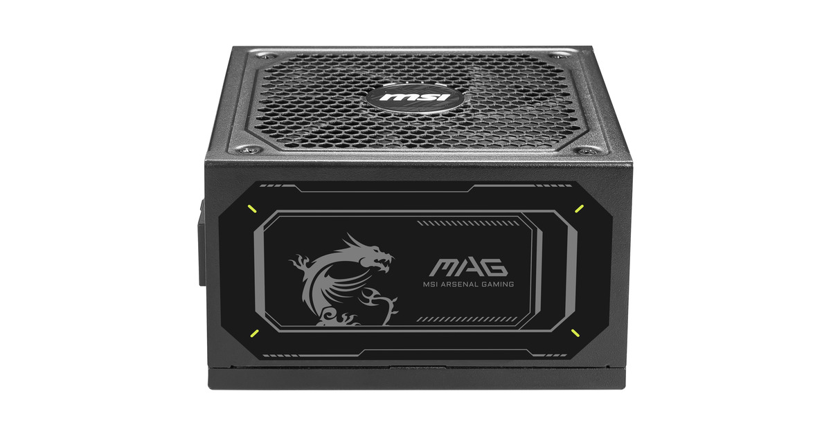 MSIMAG A1000GL PCIE5 II modulaire 1000 watt voeding   (Zwart, 1x 12V-2x6, 4x PCIe)