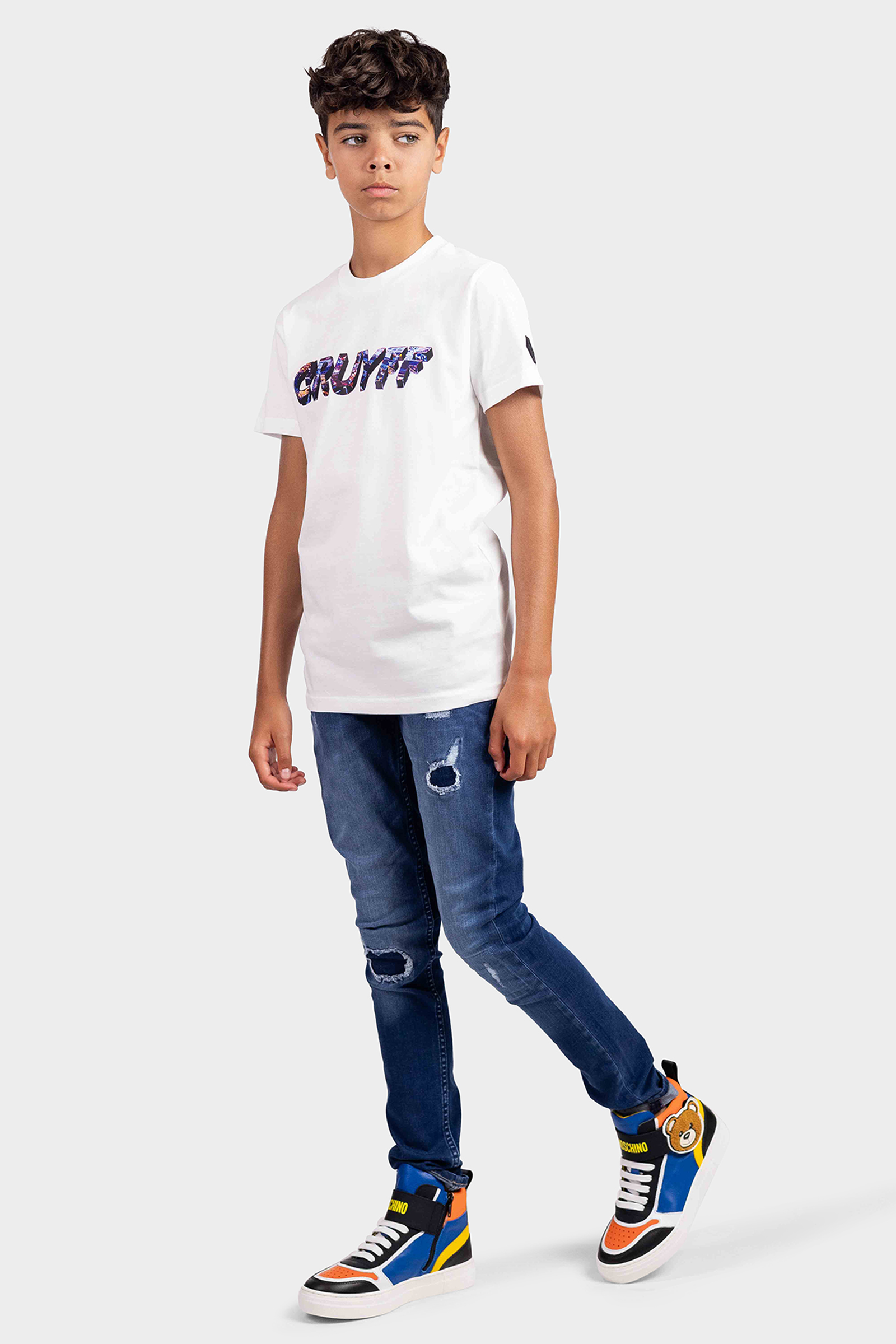 Cruyff City T-Shirt Kids Wit