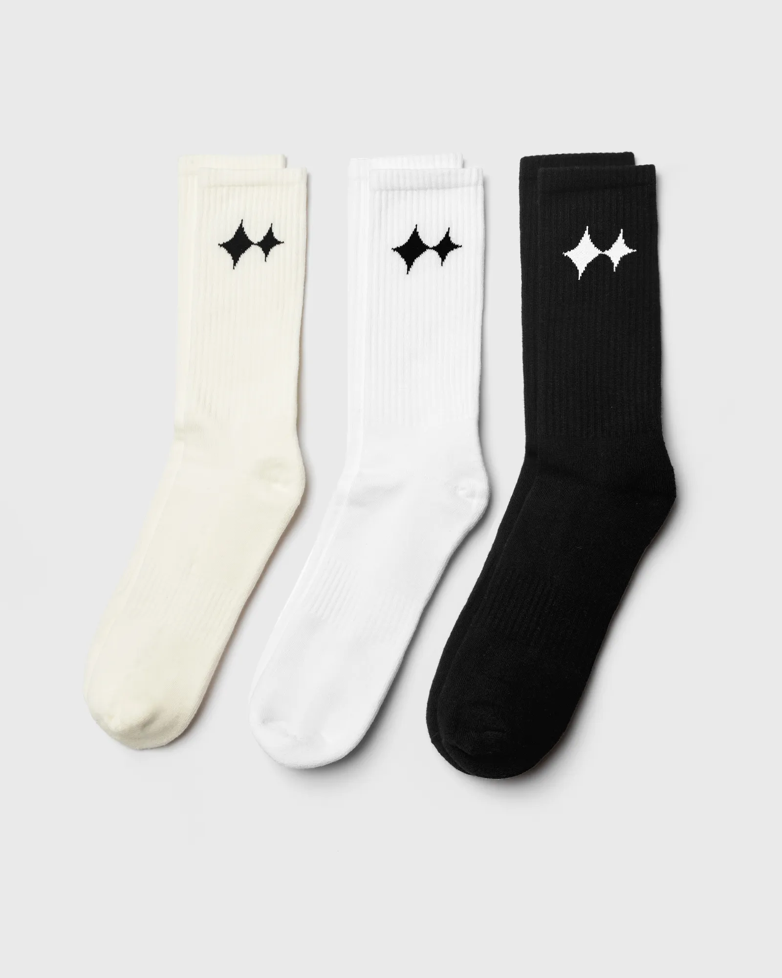 BSTN Brand BSTN Cushioned Crew Socks Three Pack