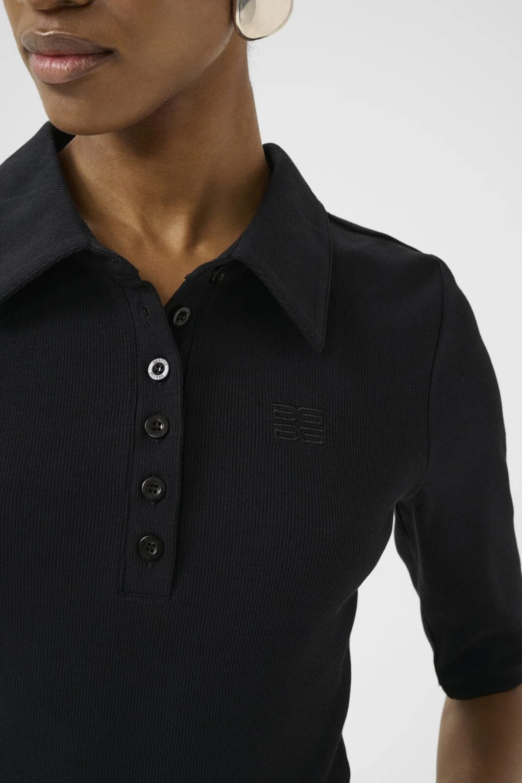Gestuz Gzdrew Polo Top 10910593 100017 black