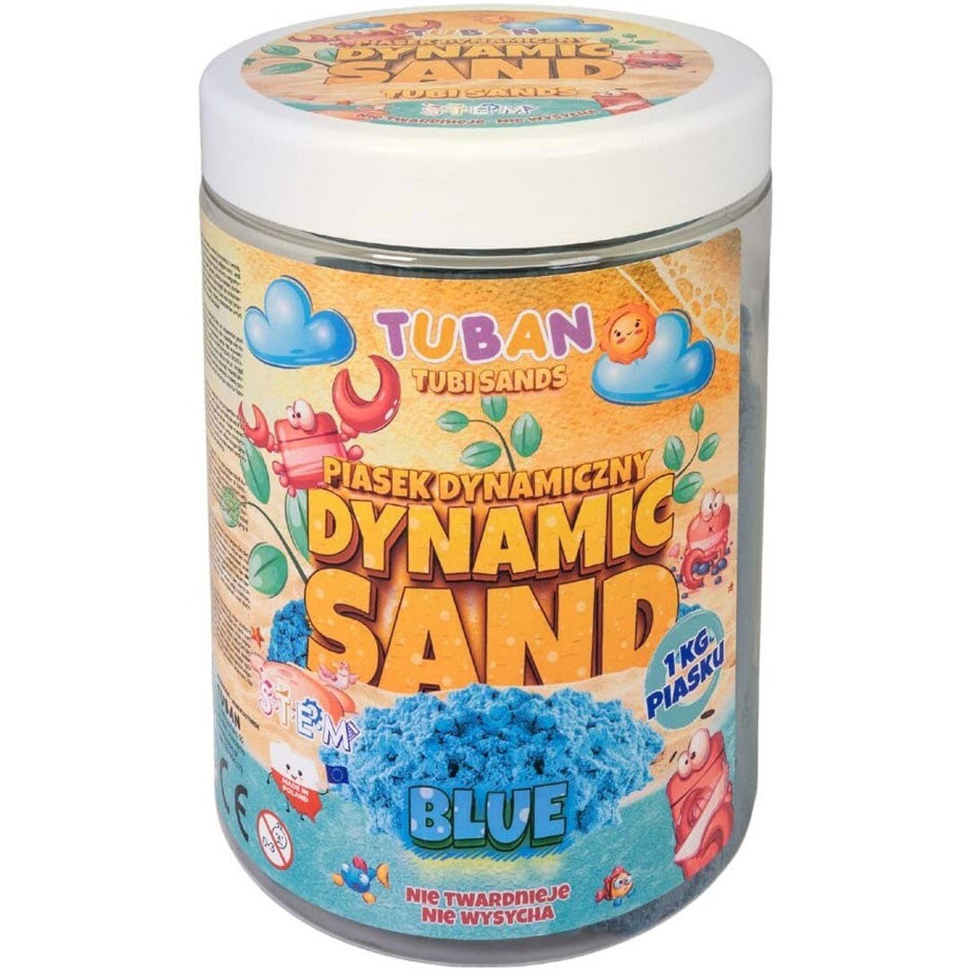 Tuban kinetisch zand blauw - 1 kg