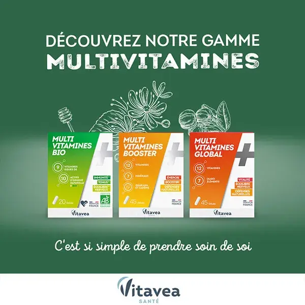Vitavea Vitaminas Multivitaminas Defesas Naturais 30 cápsulas