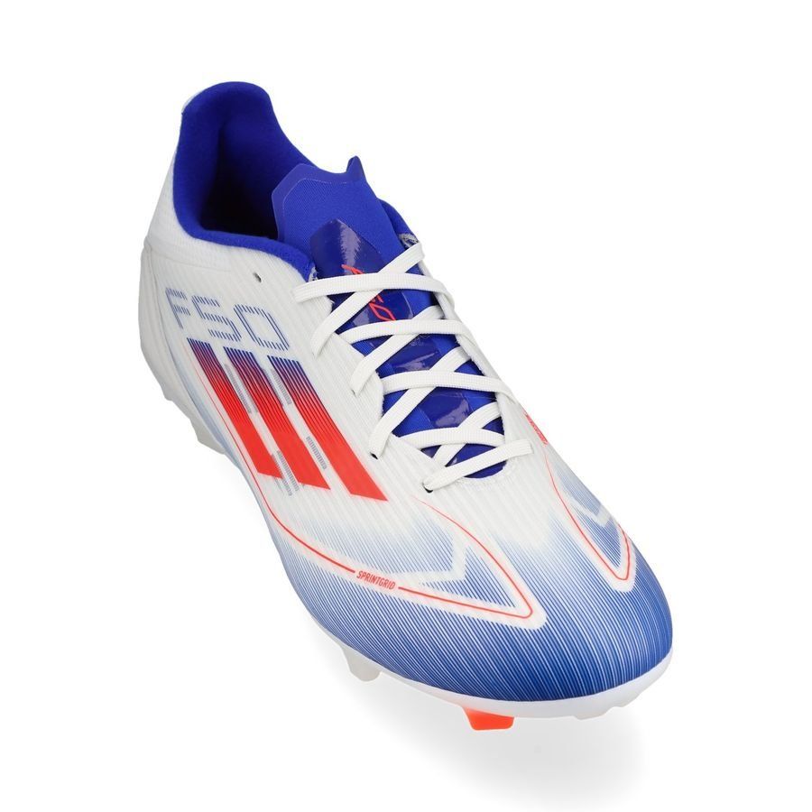 adidas F50 League FG/AG Advancement - Blanc/Rouge/Bleu