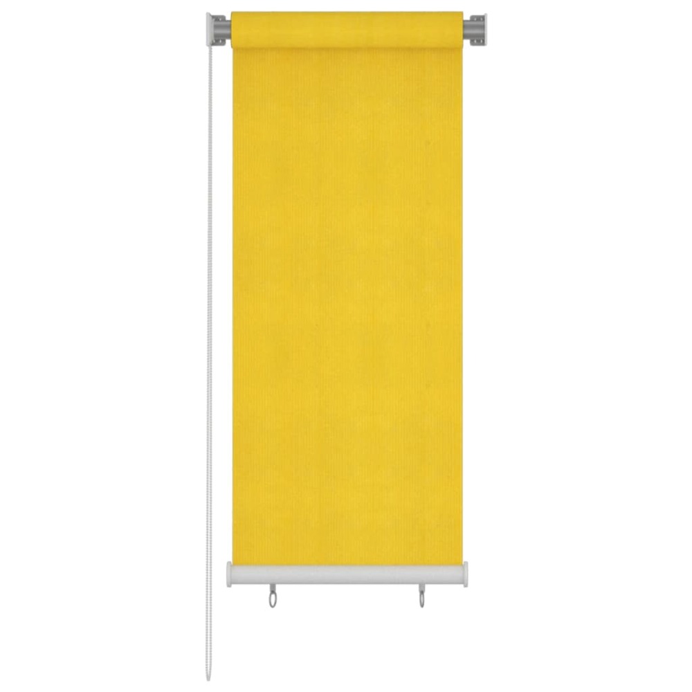 Store roulant d'extérieur 60x140 cm jaune pehd