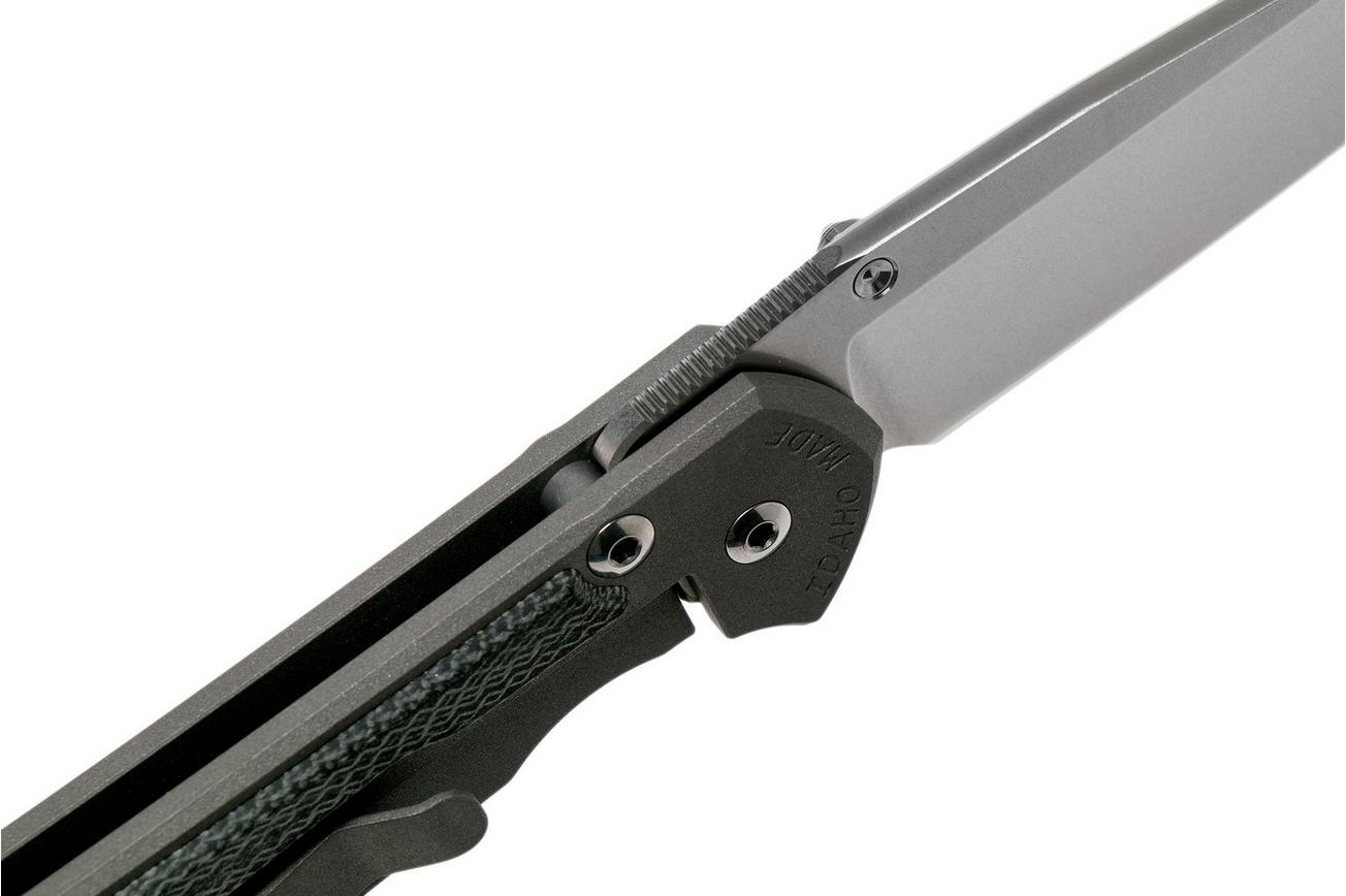 Chris Reeve Sebenza 31 Large Black Micarta inlay L31-1200 zakmes