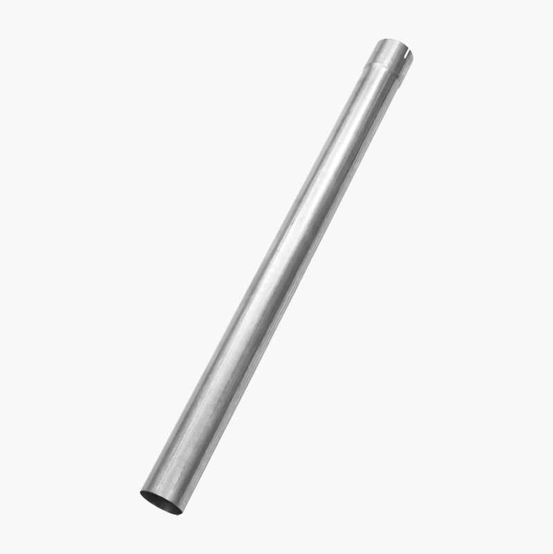 Rett rør med muffe, 1 m, 76 mm
