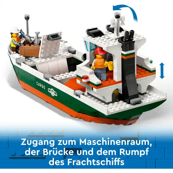 60422 Hafen mit Frachtschiff