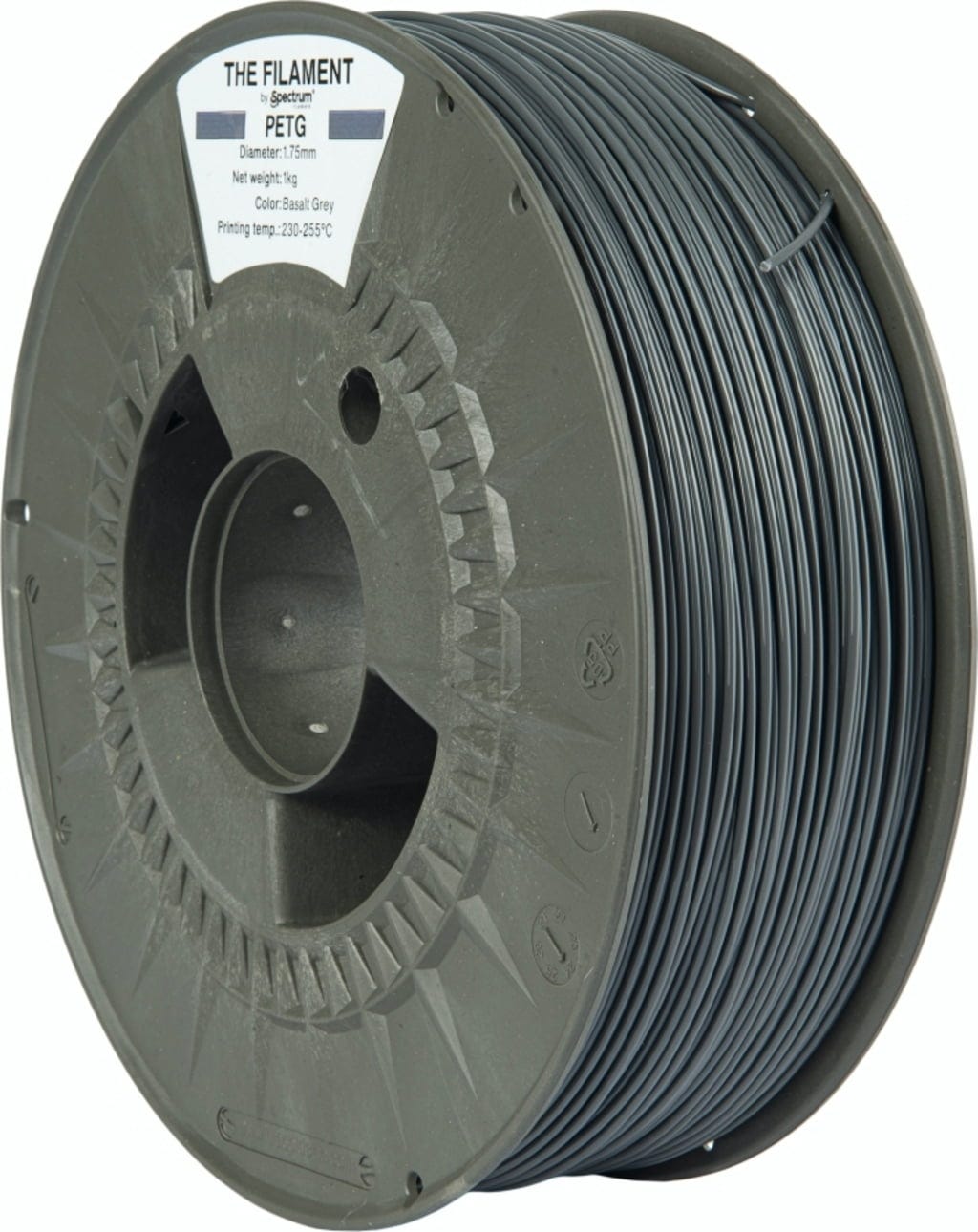 The Filament  PETG Basalt Grey, 1,75 mm / 1000 g    Erschwingliches PETG in Basalt Grey