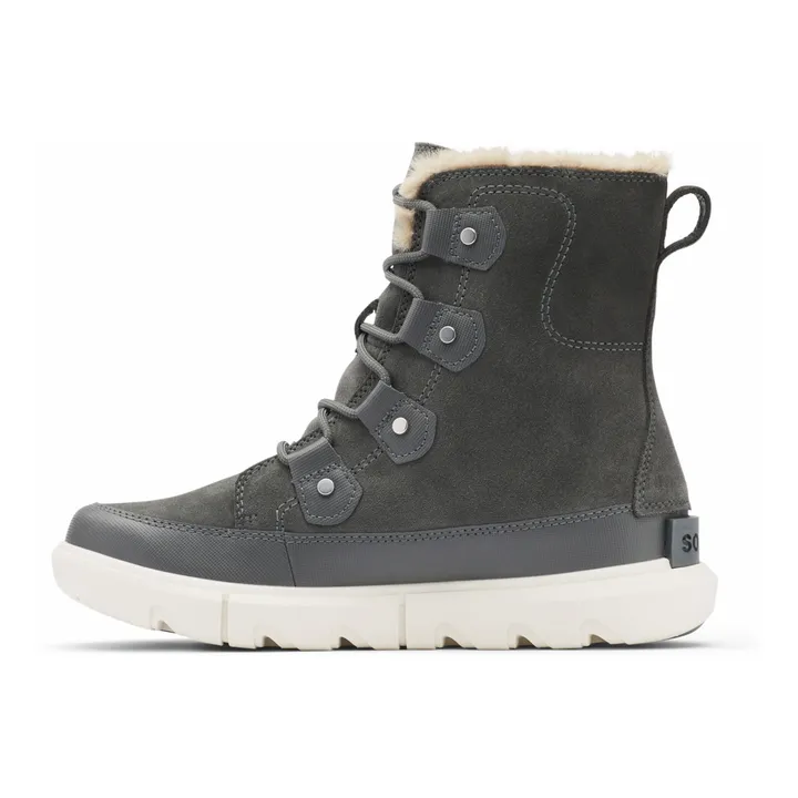 Sorel Bottes Fourrées Explorer - Collection Femme | Gris anthracite