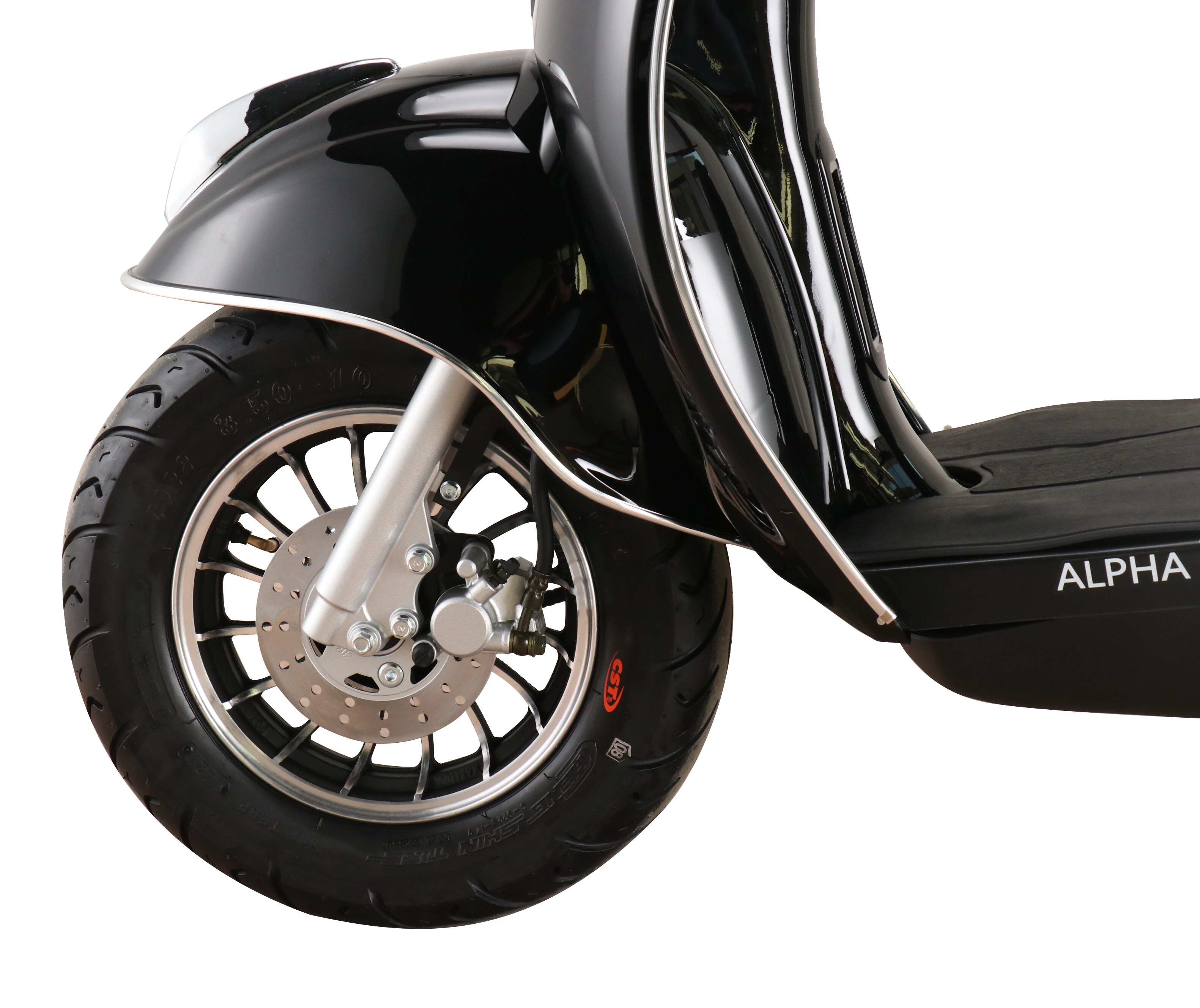 Alpha Motors Motorroller Venus 50 ccm 45 kmh EURO 5 schwarz