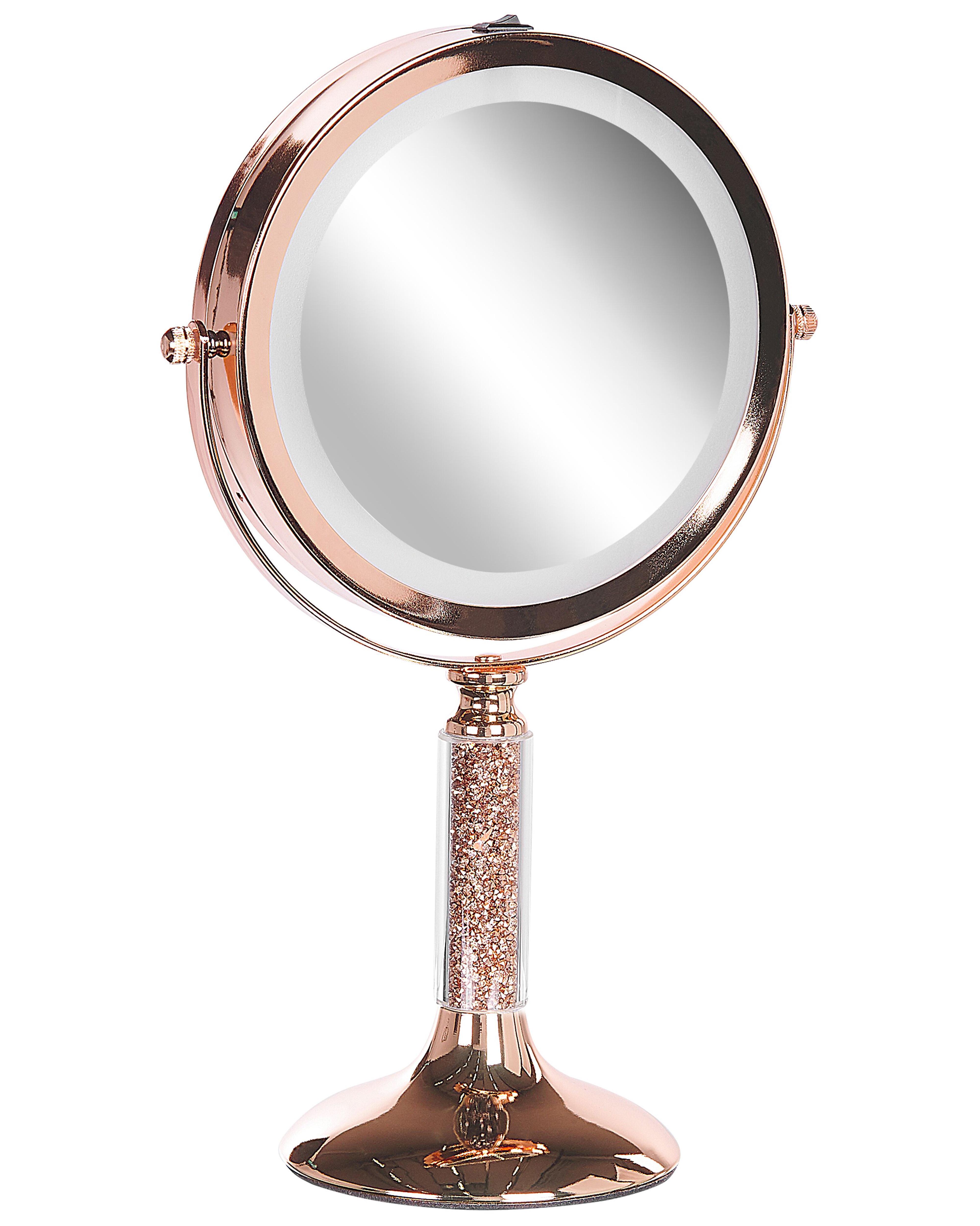 Make-up spiegel LED BAIXAS Roségoud