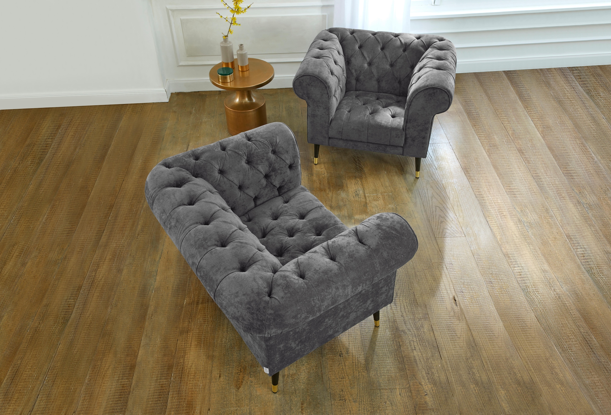 Home affaire Loveseat »Tinnum Loveseat, Chesterfield Sessel«