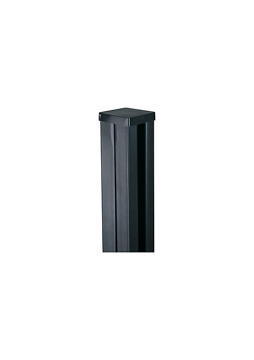 Poteau acier Neva anthracite h.95 cm