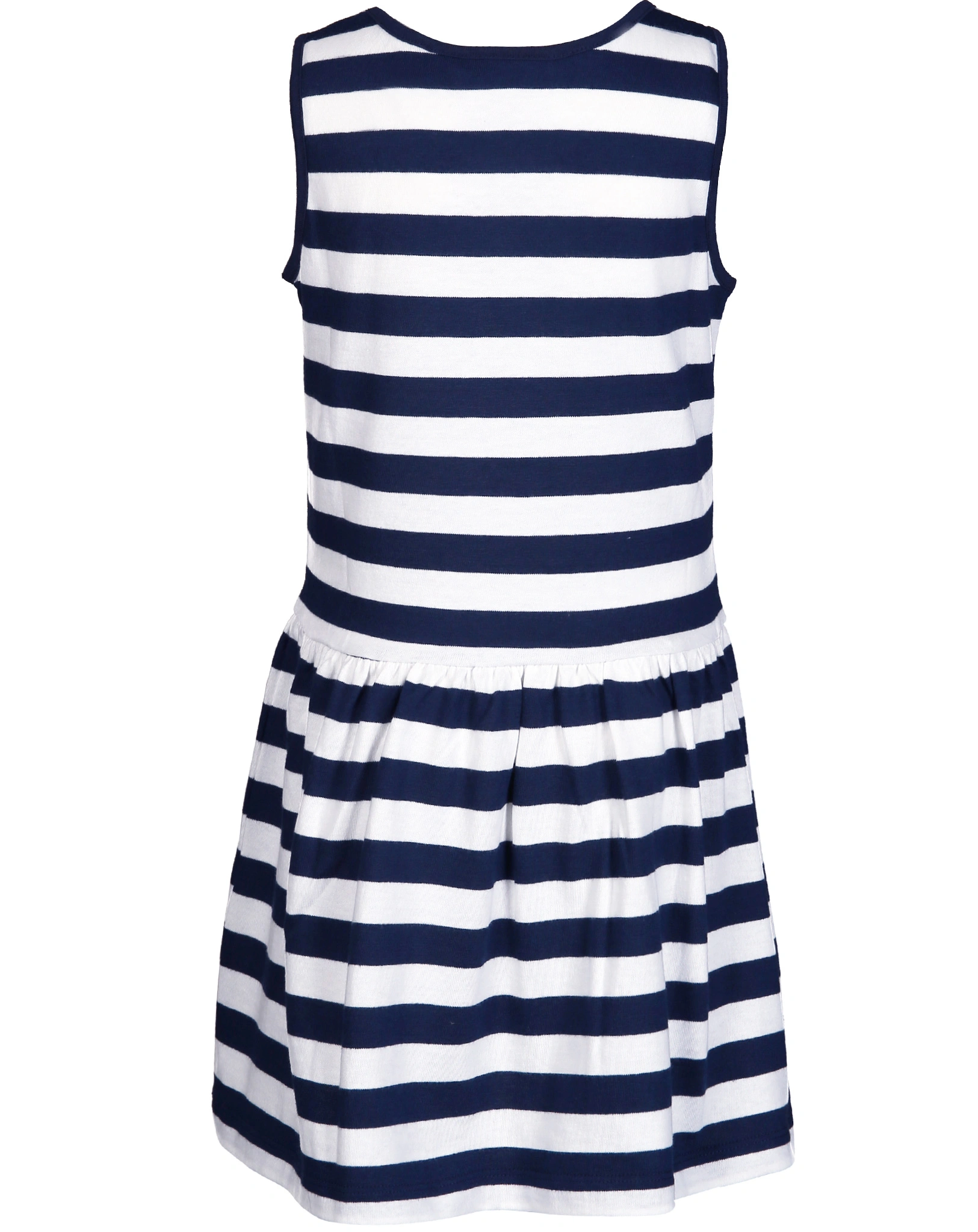 Kleid SMALL HEART gestreift in dunkelblau/weiß